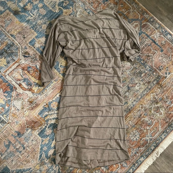 Vintage Tan Reversible Midi Dress - Picture 2 of 2